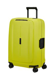 Hartschalen-Trolley Samsonite "ESSENS, verschiedene Gr&ouml;&szlig;en und Farben", Damen, Gr. B/H/T: 49cm x 69cm x 30cm 88 l, lime, Polypropylen, Strukturmuster, Koffer Hartschalen-Trolley, Reisekoffer Hartschalenkoffer Koffer f&uuml;r Flugreisen TSA-Schloss
