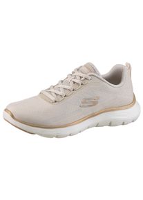 Sneaker Skechers "FLEX APPEAL 5.0", Damen, Gr. 37, beige (natur), Textil, Schuhe Sneaker, Trainingsschuh, Freizeitschuh in veganer Verarbeitung