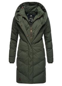 Steppmantel Ragwear "Steppmantel Natalka", Damen, Gr. XL, gr&uuml;n (schwarz olive22), Obermaterial: 100% Polyester PES. Obermaterial: Futter: 100% Polyester PES. 100% Polyester PES., M&auml;ntel Steppmantel