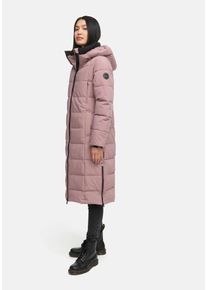Winterjacke Marikoo "Marikoo Lanitaa Damen Winter Steppmantel Parka N079", Damen, Gr. M, rosa (mauve), Obermaterial: 100% Polyester PES., Jacken Winterjacke