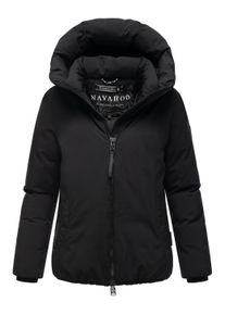 Winterjacke Navahoo "Winterjacke Bl&uuml;tenlicht 14", Damen, Gr. XL, schwarz, Obermaterial: 100% Polyester PES. Obermaterial: Futter: 100% Polyester PES. 100% Polyester PES., Jacken Winterjacke
