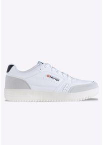 Sneaker Lotto, Herren, Gr. 36, wei&szlig;, leuchtendesgrau, Synthetik, Schuhe Sneaker