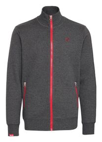 !Solid Sweatjacke SOLID "Sweatjacke SDBennTrack", Herren, Gr. XL, grau (med grau m), Obermaterial: 50% Baumwolle CO. 50% Polyester PES., Sweatjacken Sweatjacke