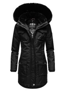 Wintermantel Navahoo "Wintermantel Tiniis", Damen, Gr. XS, schwarz, Obermaterial: 56% Nylon NY. 44% Polyester PES. Obermaterial: Futter: 100% Polyester PES. 100% Polyester PES., M&auml;ntel Wintermantel