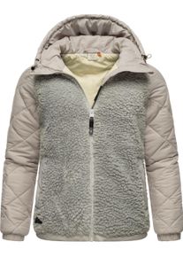 Kapuzensweatjacke Ragwear "Outdoorjacke Leeloo", Damen, Gr. XL, beige (bone), Obermaterial: 100% Polyester PES. Futter: 100% Polyester PES., Sweatjacken Kapuzensweatjacke