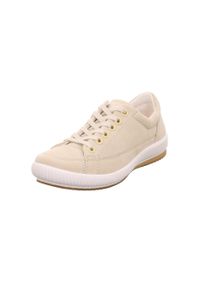 Sneaker Legero "TANARO 5.0", Damen, Gr. 38, ecru, Veloursleder, unifarben, Schuhe Sneaker, Freizeitschuh, Halbschuh, Schn&uuml;rschuh mit softem Schaftabschluss