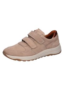 Waldl&auml;ufer Klettschuh WALDL&Auml;UFER "K-JOHN", Herren, Gr. 7 (40,5), beige (beige, cognac), Nappaleder, Nubukleder, Schuhe Klettschuh, Komfortschuh, Bequemschuh, Klettschuh in Extraweite K