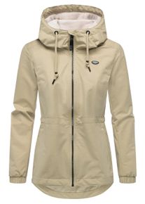 Outdoorjacke Ragwear "&Uuml;bergangsjacke Dankka Tech", Damen, Gr. L, beige (sand25), Obermaterial: 100% Polyester PES. Obermaterial: Futter: 100% Polyester PES., Jacken Outdoorjacke
