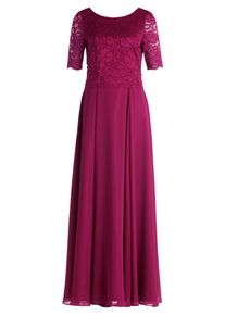 Abendkleid Vera Mont "Abendkleid mit Spitze", Damen, Gr. 38, EURO, pink (sweet berry), 100% Polyester PES., Kleider Abendkleid