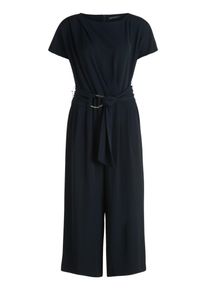 Jumpsuit Betty Barclay "Jumpsuit mit Eingrifftaschen", Damen, Gr. 42, EURO, blau (dunkelblau), Obermaterial: 96% Polyester PES. 4% Elasthan EL., Overalls Jumpsuit