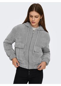 Cordjacke Only "ONLSUVA CORDUROY PAD SHORT JACKET CC OTW", Damen, Gr. L, plum kitten, Cord, Obermaterial: 92% Polyester, 8% Nylon, unifarben, regular fit, Jacken Cordjacke, Materialmix