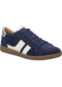 Sneaker Josef Seibel "Joleen 04, indigo-multi", Damen, Gr. 39, blau (indigo, multi), Obermaterial: 100% Rindsleder Leather cow., Schuhe Sneaker