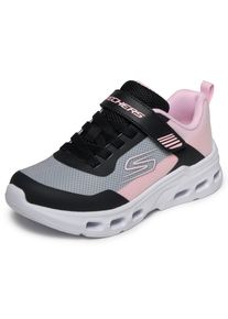 Sneaker Skechers "Skechers GLIDE-STEP AERO", M&auml;dchen, Gr. 34, schwarz, multi, Lederimitat, Textil, Schuhe Sneaker, Sportschuh mit Klett, Gr&ouml;&szlig;enschablone zum Download