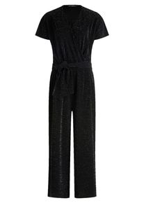 Jumpsuit Betty Barclay "Jumpsuit mit Eingrifftaschen", Damen, Gr. 44, EURO, schwarz, Obermaterial: 95% Polyester PES. 5% Elasthan EL., Overalls Jumpsuit