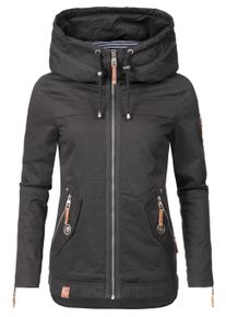 Outdoorjacke Navahoo "&Uuml;bergangsjacke Wekoo", Damen, Gr. M, schwarz, Obermaterial: 100% Baumwolle CO. Obermaterial: Futter: 100% Polyester PES., Jacken Outdoorjacke