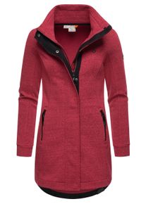 Kurzjacke Ragwear "Sweatjacke Letrice", Damen, Gr. M, rot (raspberry24), Obermaterial: 65% Baumwolle CO. 35% Polyester PES. Futter: 65% Baumwolle CO. 35% Polyester PES., Jacken Kurzjacke