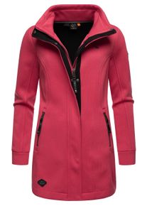 Kurzjacke Ragwear "Sweatjacke Letrice Bonded", Damen, Gr. XXL, lila (raspberry), Obermaterial: 100% Polyester PES. Futter: 100% Polyester PES., Jacken Kurzjacke
