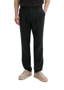 Marc O'Polo Leinenhose MARC O'POLO "Osby jogger pleats", Damen, Gr. 30, L&auml;nge 30, schwarz, Web, Obermaterial: 100% Leinen, normal, Hosen Leinenhose