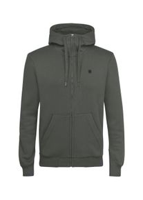 G-Star Raw Sweatshirt G-STAR "Sweatjacke Premium core hdd zip sw l\s", Herren, Gr. S, grau, Obermaterial: 55% Baumwolle CO. 45% Polyester PES., Sweatshirts Sweatshirt