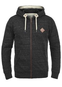 !Solid Kapuzensweatjacke SOLID "Kapuzensweatjacke SDCraig", Herren, Gr. XL, schwarz, Obermaterial: 93% Baumwolle CO. 7% Polyester PES., Sweatjacken Kapuzensweatjacke