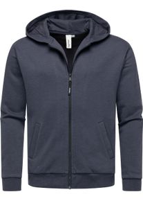 Sweatjacke Ragwear "Sweatjacke Natten", Herren, Gr. M, blau (navy), Obermaterial: 70% Baumwolle CO. 30% Polyester PES., Sweatjacken Sweatjacke