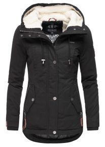 Winterjacke Marikoo "Winterjacke Bikoo", Damen, Gr. L, schwarz, Obermaterial: 100% Baumwolle CO. Obermaterial: Futter: 100% Polyester PES. 100% Polyester PES., Jacken Winterjacke
