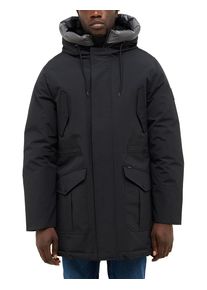 Outdoorjacke Mustang "Herren Style Monterey", Herren, Gr. M, schwarz, Canvas, 64% Baumwolle, 36% Polyamid, unifarben, regular fit, Jacken Outdoorjacke