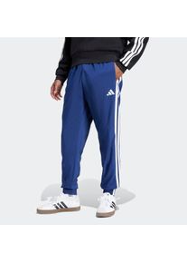 Sporthose adidas Sportswear "ESSENTIALS 3-STREIFEN WOVEN", Herren, Gr. 3XL, N-Gr, blau (dunkelblau, wei&szlig;, normal, gr.), Obermaterial: 100% Polyester, Hosen Sporthose, f&uuml;r vielseitige Aktivit&auml;ten im Alltag und beim Sport, aus Polyester