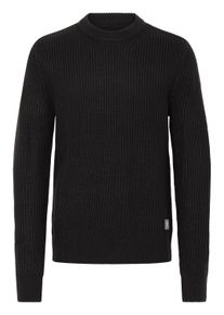 Strickfleece-Pullover Blend "Strickpullover BHMRibi", Herren, Gr. XL, schwarz, Obermaterial: 100% Polyacryl PAN., Pullover Strickfleece-Pullover