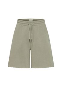 Sweatshorts oxmo "Sweatshorts OXHope", Damen, Gr. XXL, N-Gr, gr&uuml;n (seagrass), Obermaterial: 55% Polyester PES. 45% Baumwolle CO., Hosen Sweatshorts