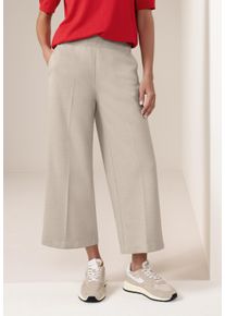 Culotte Street One, Damen, Gr. 46, L&auml;nge 26, cobble stone, Web, Obermaterial: 52% Polyester, 46% Viskose, 2% Elasthan, unifarben, regular fit kn&ouml;chelfrei, Hosen Culotte, mit Taschen