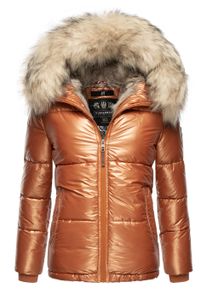 Winterjacke Navahoo "Winterjacke Tikunaa", Damen, Gr. S, braun (rusty cinnamon), Obermaterial: 100% Nylon NY. Obermaterial: Futter: 100% Polyester PES. 100% Polyester PES., Jacken Winterjacke