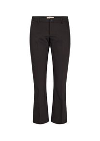 Stoffhose Freequent "FQISADORA-ANKLE-PA-BOOTCUT", Damen, Gr. M, N-Gr, schwarz, Web, Obermaterial: 50% Baumwolle, 47% Polyamid, 3% Elasthan, unifarben, normal lang, Hosen Stoffhose, mit ausgestelltem Bein, schmal