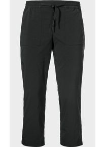 Sch&ouml;ffel 3/4-Hose SCH&Ouml;FFEL "Pants Rangun L", Damen, Gr. 44, Normalgr&ouml;&szlig;en, 9990, schwarz, Oberstoff: 95% Nylon, 5% Elasthan, Hosen 3/4-Hose