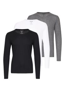 !Solid V-Shirt SOLID "V-Shirt SDBasil", Herren, Gr. M, bunt (3), Obermaterial: 80% Baumwolle CO. 20% Polyester PES., Shirts V-Shirt