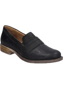 Slipper Josef Seibel "Sienna 96, schwarz", Damen, Gr. 38, schwarz, Obermaterial: 100% Rindsleder Leather cow., Schuhe Slipper