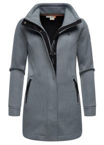 Kurzjacke Ragwear "Sweatjacke Letrice Bonded", Damen, Gr. L, grau (grau24), Obermaterial: 100% Polyester PES. Futter: 100% Polyester PES., Jacken Kurzjacke