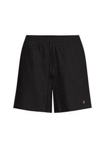 Bermudas oxmo "Bermuda OXAlgea", Damen, Gr. 36, N-Gr, schwarz, Obermaterial: 55% Leinen LI. 45% Viskose CV., Hosen Bermudas
