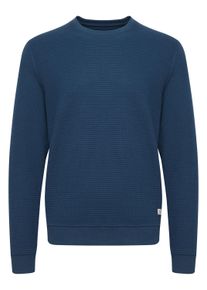 Longpullover Blend "Sweatshirt BHChristo", Herren, Gr. XXL, blau (marineblaus), Obermaterial: 57% Baumwolle CO. 43% Polyester PES., Sweatshirts Longpullover