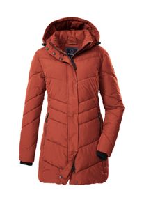 G.I.G.A. by Killtec Steppmantel "GW 60 WMN QLTD PRK", Damen, Gr. 36, rot (feuerrot), Obermaterial: 100% Polyester;Futter: 100% Polyester;F&uuml;llung: 100% Polyester, G.I.G.A. DX BY KILLTEC, M&auml;ntel Steppmantel, Schmaler, wasserabweisender Damenparka mit abnehmbarer Kapuze
