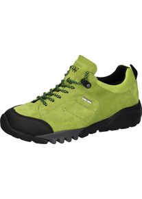 Waldl&auml;ufer Trekkingschuh WALDL&Auml;UFER "H-AMIATA", Damen, Gr. 7,5 (41), hellgr&uuml;n, schwarz, Gummi, Textil, Veloursleder, kontrastfarbene Details, Schuhe Trekkingschuh, Freizeitschuh, Halbschuh, Outdoorschuh mit TEX-Ausstattung, H-Weite