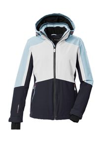 Skijacke Killtec "KSW 28 WMN SKI JCKT", Herren, Gr. 46, schwarz, Obermaterial: 100% Polyester;Futter: 100% Polyester;F&uuml;llung: 100% Polyester, Jacken Skijacke, Wasserdichte Skijacke mit Colourblock-Design und praktischen Taschen