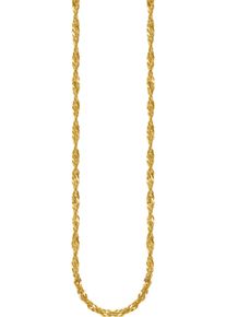 Collierkettchen Thomas Sabo "Singapurkettengliederung, 1,7 mm breit" Gr. 45, gold (gelbgoldfarben), Halsketten, Damen, 45, Silber 925 (recycelt), L: 45 B: 1,7mm, Collierkettchen, B:1,7mm