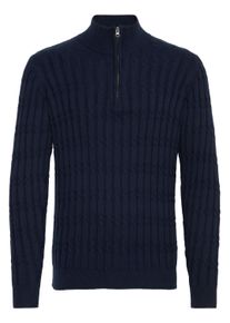 Troyer INDICODE "Troyer IDPaulo", Herren, Gr. XL, blau (navy), Obermaterial: 100% Baumwolle CO., Pullover Troyer