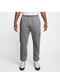 Sporthose Nike Sportswear "W J BRK FLC PANT 24", Damen, Gr. M, N-Gr, dk grau heather, lt smoke grau, wei&szlig;, Obermaterial: 80% Baumwolle, 20% Polyester, Hosen Sporthose, leichtes Material, bequeme Passform, sportlicher Stil