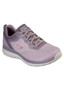 Berufsschuh Skechers "BOUNTIFUL - QUICK PATH", Damen, Gr. 40, lavendel, Lederimitat, Textil, Schuhe Berufsschuh, Freizeitschuh, Halbschuh, Schn&uuml;rschuh mit gepolsterter Innensohle