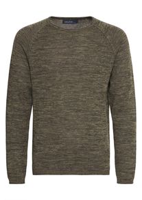 Strickfleece-Pullover Blend "Strickpullover BHDan", Herren, Gr. M, gr&uuml;n (burnt olive), Obermaterial: 50% Baumwolle CO. 50% Polyacryl PAN., Pullover Strickfleece-Pullover