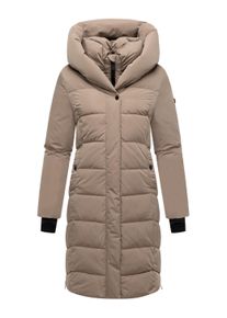 Steppmantel Navahoo "Steppmantel Laubzauber 14", Damen, Gr. 4XL, braun (taupe grau), Obermaterial: 100% Polyester PES. Obermaterial: Futter: 100% Polyester PES. 100% Polyester PES., M&auml;ntel Steppmantel