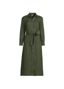 LANDS' END Leinen-Midikleid, Damen,  Gr&uuml;n, by Lands' End