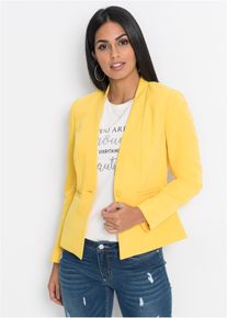 bonprix Blazer, gelb, Gr.38, Modischer Blazer mit Paspeltaschen